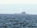 El submarino RNoN de la clase Ula cerca a la Isla de Bornholm, Mar Báltico; Marzo de 2007.