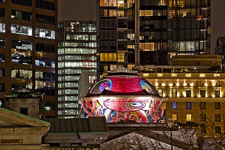 Takashi Murakami, Vancouver Art Gallery, „Ośmiornica zjada własną nogę”