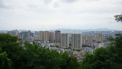 Downtown Xiaoshan, as seen from Beigan Hill