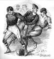 Image 4Drawing of the first international game by artist William Ralston (from History of association football)