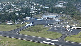 Vue de l'aéroport depuis un ULM