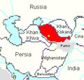 Emirate of Bukhara (1785–1920 AD) in 1860 AD.