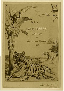 Dix eaux fortes. Animaux (album, 1887).