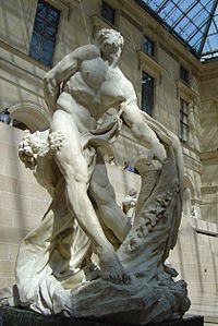 Milo of Croton by Pierre Puget (1682) (the Louvre)
