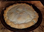 Moravian chicken pie