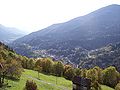 Panorama degli abitati di Rigolato e Ludaria