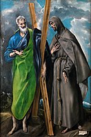 Οι Άγιοι Ανδρέας και Φραγκίσκος, 1595, Μαδρίτη, Μουσείο του Πράδο