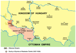 Сремське воєводство: історичні кордони на карті