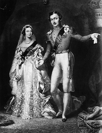 Rochia de mireasă a reginei Victoria, 1840
