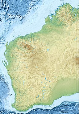 Location of Lake Macleod in Western Australia