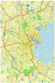 Image 50Boston Greater Massachusetts US vector Map SVG (from Boston)