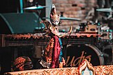 Wayang Golek (3D wooden puppet) performance from West Java