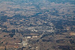 Aerial view of Durant