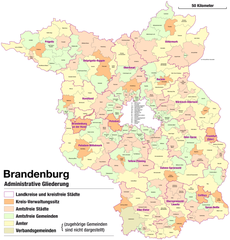 Verwaltungsgliederung von Brandenburg