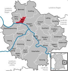 Metten - Localizazion
