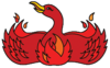 Logo von Mozilla Firebird Original: Datei:Firebird-Logo.png