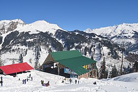 Solang, a popular ski resort near Manali