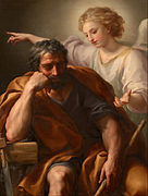 The Dream of St. Joseph por Anton Raphael Mengs.