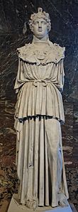 Atena vestida amb un peple, segle v aC