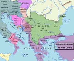 Балканите в средата на IX век