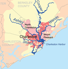 Localisation de Charleston