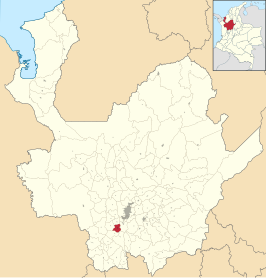 Locatie van Amagá