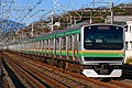 E231系1000番台 （2023年1月10日 東海道本線二宮駅 - 大磯駅間）