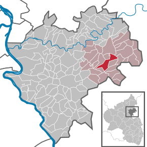 Poziția localității Katzenelnbogen