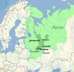 Granducato di Mosca - Localizzazione