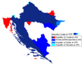 Usporedba granica Banovine Hrvatske s današnjima