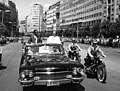 President of Ghana Kwame Nkrumah and President of Yugoslavia Josip Broz Tito arrive at the Conference