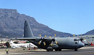 SAAF C-130BZ Hercules in Cape Town