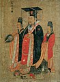 A portrait of Sun Quan painted by Yan Liben in the Tang dynasty.