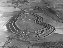 earthern fort with many walls