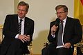 President Bronisław Komorowski with Christian Wulff (2010)