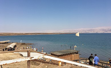 Мёртвое море в северной части со стороны Израиля