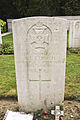 Albert French's grave at Hyde Park Corner (Royal Berks) Cemetery