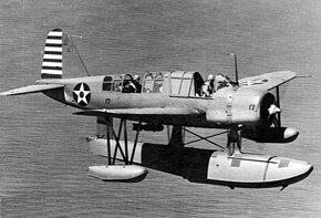 OS2U-2水上機型 3117号機 (1942年撮影)