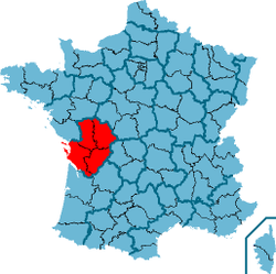 Lizzing fan Poitou-Charentes yn Frankryk