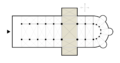 План катедрале са трансептом