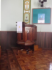 Igreja luterana em Nova Petrópolis, Brasil.