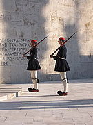 Evzones sur la place Syntagma.