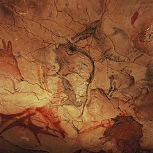 Paleolithic cave art