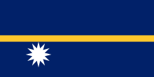 The Flag of Nauru