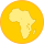 médaille d'or, Afrique