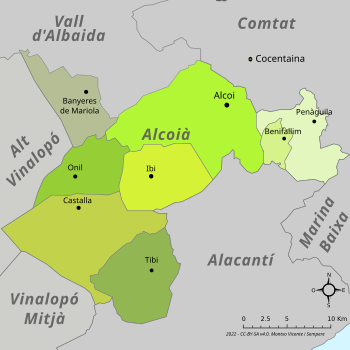 Municipalities of Alcoià