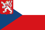 Naval Ensign of Czechoslovakia. (1930–1955)