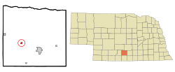 Location of Loomis, Nebraska
