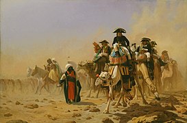 拿破崙與他的軍隊在埃及，約1867年