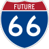 Future Interstate 66 marker